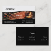 Carte de visite de recettes de BBQ (Devant / Derrière)