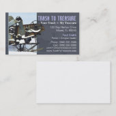 Carte de visite de récolteuse ou de brocanteur (Devant / Derrière)