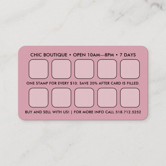 Carte de visite de récompense de code QR en satin  (Dos)