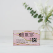 Carte de visite de récompense du code QR de l'âge (Debout devant)