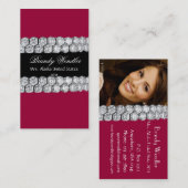 Carte de visite de reconstitution historique de (Devant / Derrière)