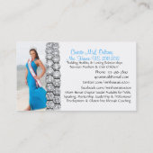 Carte de visite de reconstitution historique de (Dos)