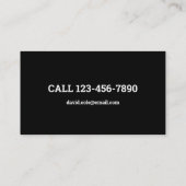 Carte de visite de recyclage de suppression de sup (Dos)