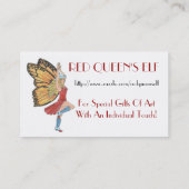 Carte de visite de Redqueen (Dos)