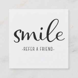 Carte de visite de référence de dentiste