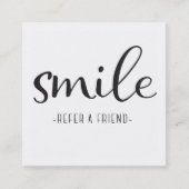 Carte de visite de référence de dentiste (Devant)