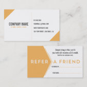 Carte de visite de référence de dentiste (Devant / Derrière)