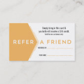 Carte de visite de référence de dentiste (Dos)