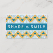 Carte de visite de référence de dentiste (Dos)