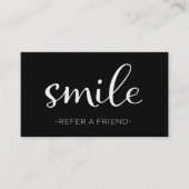 Carte de visite de référence de dentiste (Devant)