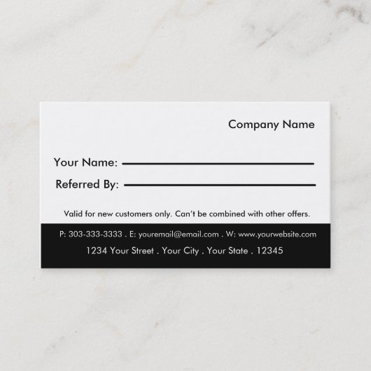 Carte de visite de référence de toilettage de (Devant)