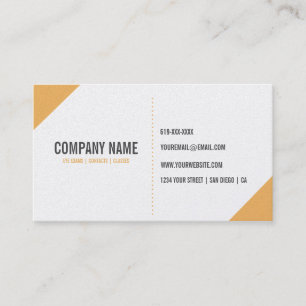 Carte de visite de référence d'optométrie