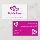 Carte de visite de réflexothérapie (Devant / Derrière)