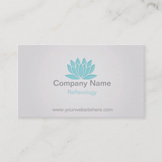 Carte de visite de réflexothérapie (Devant)