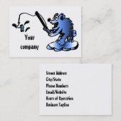 Carte de visite de réfrigération d'entreposage au (Devant / Derrière)