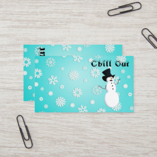 Carte de visite de refroidissement