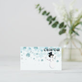 Carte de visite de refroidissement (Debout devant)