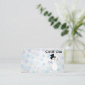 Carte de visite de refroidissement (Debout devant)