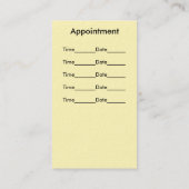 Carte de visite de Reiki (Dos)