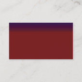 Carte de visite de relaxation (Dos)