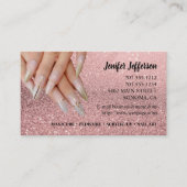 Carte de visite de remise de fidélité du salon de  (Devant)