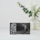 Carte de visite de remise en forme de la salle de  (Debout devant)