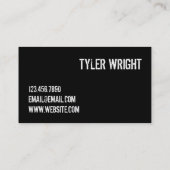 Carte de visite de remise en forme de la salle de  (Dos)