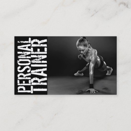 Carte de visite de remise en forme de la salle de  (Devant)