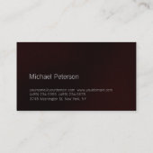 Carte de visite de remise en forme gris clair (Dos)