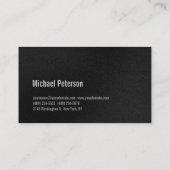 Carte de visite de remise en forme Motif gris-roug (Dos)