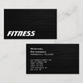 Carte de visite de remise en forme ultra-épais en  (Devant / Derrière)