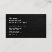 Carte de visite de remise en forme ultra-épais en  (Dos)