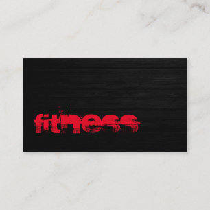 Carte de visite de remise en forme ultra-épais en 