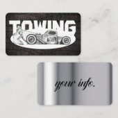 Carte de visite de remorquage (Devant / Derrière)