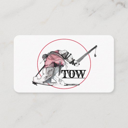 Carte de visite de remorquage (Devant)