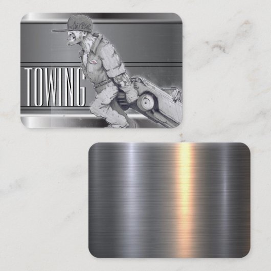 Carte de visite de remorquage (Devant / Derrière)