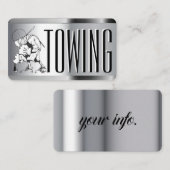 Carte de visite de remorquage (Devant / Derrière)