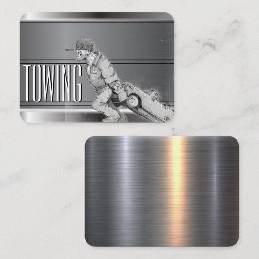 Carte de visite de remorquage (Devant / Derrière)