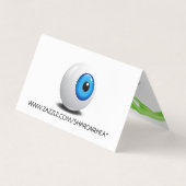 Carte de visite de remplissage de la tente Zombie (Dos)