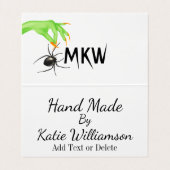 Carte de visite de remplissage de la tente Zombie (Intérieur déplié)