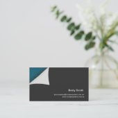 Carte de visite de remplissage du coin (Debout devant)