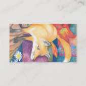 carte de visite de renard (Dos)