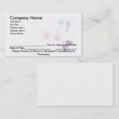 Carte de visite de rendez-vous (Devant / Derrière)