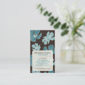 Carte de visite de rendez-vous de fleur (Debout devant)