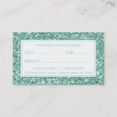 Carte de visite de rendez-vous de la Parties scint (Dos)