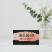 Carte de visite de rendez-vous de maquillage moder (Debout devant)