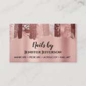 Carte de visite de rendez-vous de NAIL ARTIST (Devant)