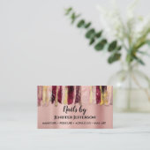 Carte de visite de rendez-vous de NAIL ARTIST (Debout devant)