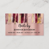 Carte de visite de rendez-vous de NAIL ARTIST (Devant)