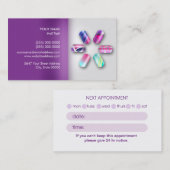 Carte de visite de rendez-vous de technicien de (Devant / Derrière)